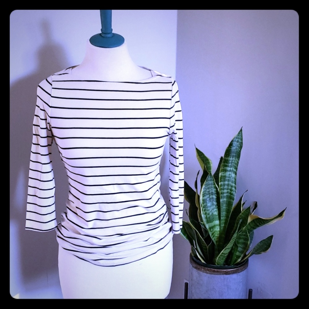 Merona Boatneck Striped Tee